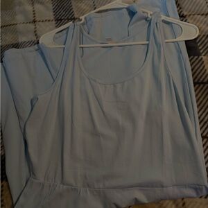 MISSUFE Light Blue Sleeveless dress